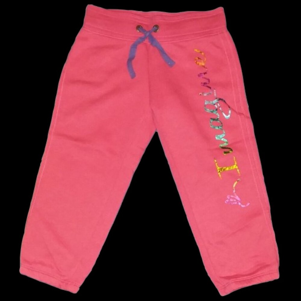 So Jenni Girls Fiery Pink Pants from Macys, fleece lined, drawstring